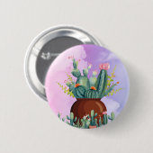 Cactus Sunrise Button (Voorkant /achterkant)
