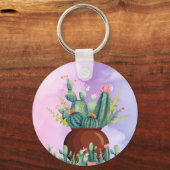 Cactus Sunrise Sleutelhanger (Voorkant)