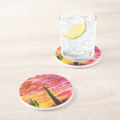 Cactus Sunset Onderzetter (Zijkant)