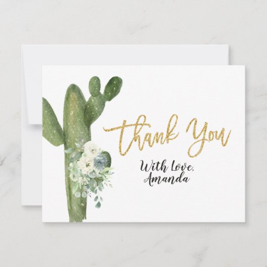 Cactus Taco 'bout Love Koppel Bedankkaart (Voorkant)