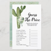 Cactus Taco over liefde Raad eens prijs spel (Voorkant / Achterkant)