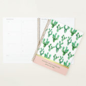 Cactus tendance | Blush et Faux Gold Desert Motif (Devant avec enveloppe)