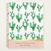 Cactus tendance | Blush et Faux Gold Desert Motif (Devant)