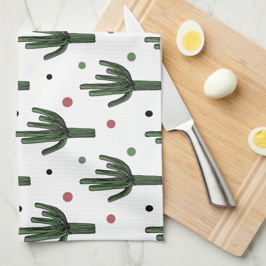 Cactus Theedoek (Quarter Fold)