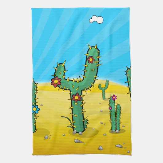 Cactus Theedoek (Verticaal)