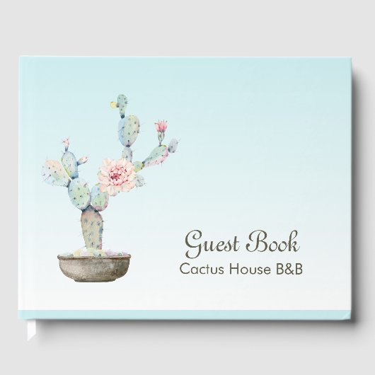 Cactus Thema Alles Gastenboek (Voorkant)