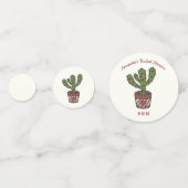 Cactus Theme Vrijgezellenfeest Gepersonaliseerd Confetti (Voorkanten)