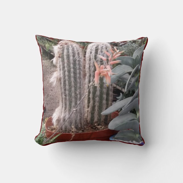 Cactus Throw Piillow Kussen (Voorkant)