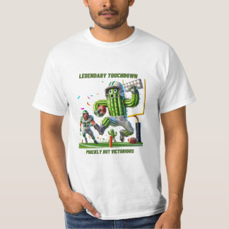 Cactus Touchdown in de eindzone T-shirt