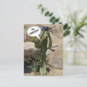 Cactus Touriste, dites CHEEESE - carte postale (Debout devant)