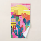 Cactus Town Bad Handdoek (Handdoek)