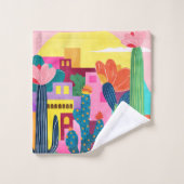 Cactus Town Bad Handdoek (Wasdoekje)