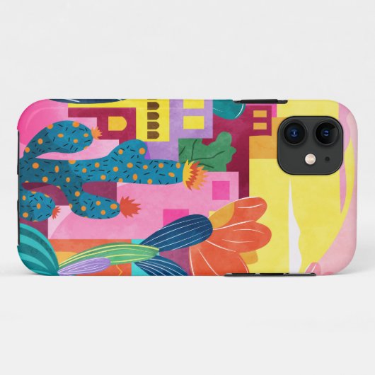 Cactus Town Case-Mate iPhone Case (Achterkant (horizontaal))