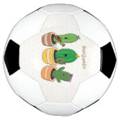 Cactus trio chantante mignonne dessin animé (Tourné)