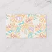 Cactus Tropical Palm Tree Desert Boho Wedding Informatiekaartje (Achterkant)