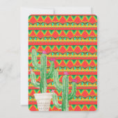 Cactus verloving FIESTA Invitation Taco Bout Love Kaart (Achterkant)