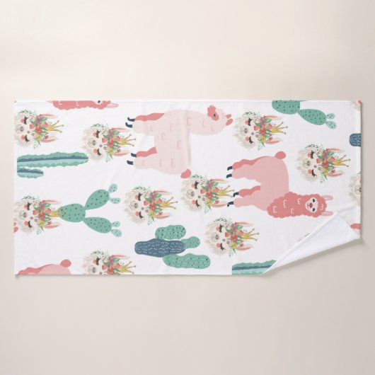 Cactus vert (Serviette de bain)