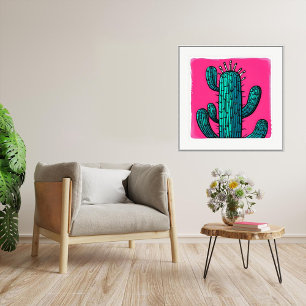 Cactus vert - Impression d'art