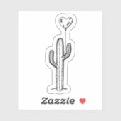 Cactus & verzorging sticker (Vel)