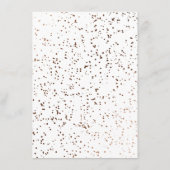 Cactus & vetplanten Geometrisch Terrarium diner Menu (Achterkant)