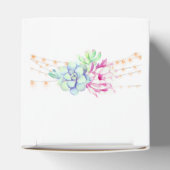 Cactus vetplanten String Lights Bruiloft Bedankdoosjes (Bovenkant)