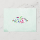 Cactus vetplanten String Lights Bruiloft Informatiekaartje (Achterkant)