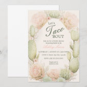 Cactus Vrijgezellenfeest, Fiesta douche Kaart (Voorkant / Achterkant)