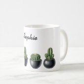 Cactus watercolour mug (Devant droit)