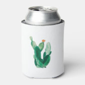 Cactus waterverf blikjeskoeler (Blikje Voorkant)