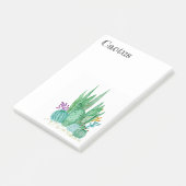 Cactus waterverf cacti bloemen florale desert illu post-it® notes (Schuin)