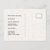 Cactus Waterverf Green Bewegende Aankondiging (Achterkant)