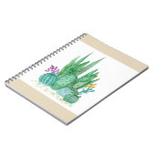 Cactus, waterverf notitieboek (Linkerzijde)
