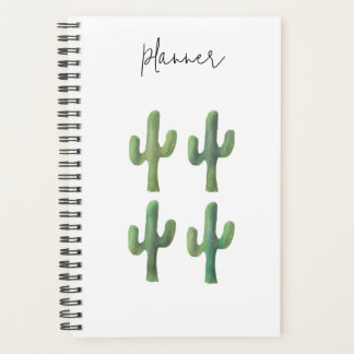 Cactus Waterverf Spiraalplanner 5.5 x 8.5 Planner