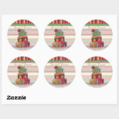 Cactus Wedding "Bridal Shower" Sticker (Vel)