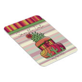 Cactus Wedding Cake "Save the Date" Magneet (Rechterzijde)
