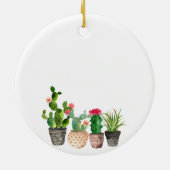 Cactus Wedding Ornament Gift (Achterkant)
