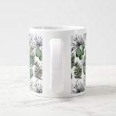 Cactus woestijnpatroon extra grote beker (Achterkant)