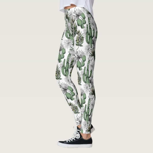 Cactus woestijnpatroon leggings (Links)