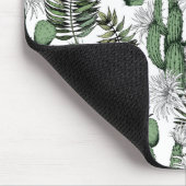 Cactus woestijnpatroon muismat (Hoek)