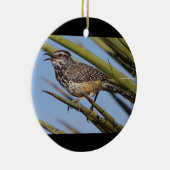 Cactus Wren Keramisch Ornament (Rechts)
