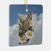 Cactus Wren Keramisch Ornament (Rechts)