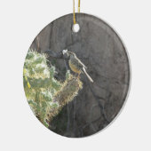 Cactus Wren Keramisch Ornament (Links)