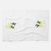 Cactus Yellow Kitchen Handdoeken (Horizontaal)