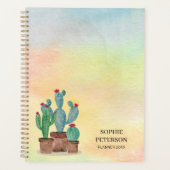 Cactus Zuidwest Woestijn Cactussen Succulent Custo Planner (Voorkant)