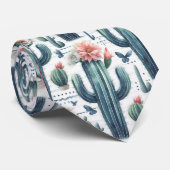 Cactusbloemen Stropdas (Opgerold)