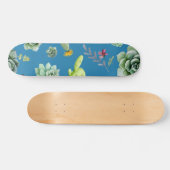 Cactuspatroon 5 skateboard (Horizontaal)