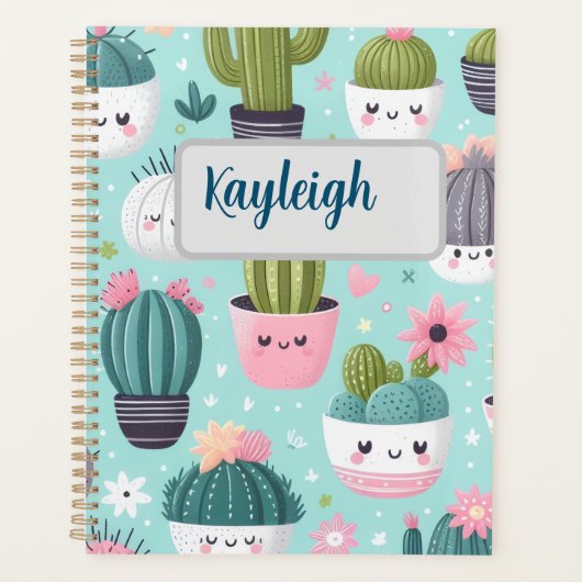 Cactuspatroon Planner (Voorkant)