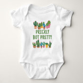 Cactusplanten stekelig maar mooie baby-body romper (Voorkant)