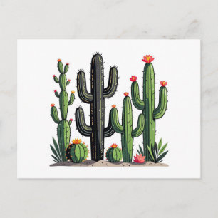 Cactussen Briefkaart