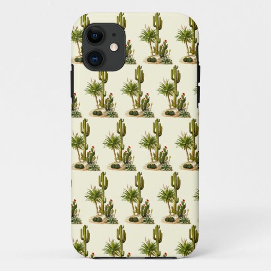 Cactussen cactus woestijn fata stijlvolle chique A Case-Mate iPhone Case (Achterkant)